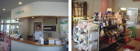 神奈川県相模原市のゴルフ練習場・ボールパークのフロント/ショップ